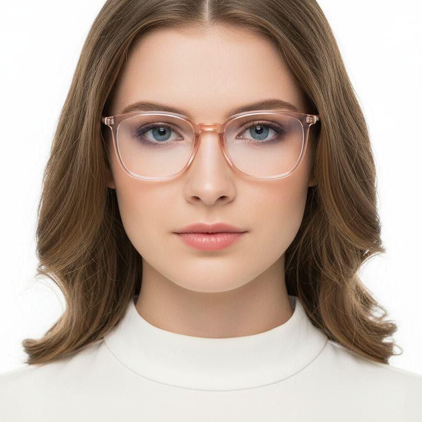 Rectangular Orange TR90 Glasses #BS0620-0358