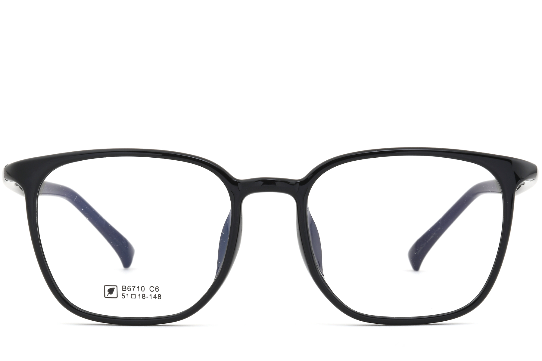 Rectangular Black TR90 Glasses #BS0620-0359