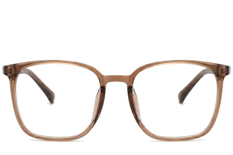 Rectangular Brown TR90 Glasses #BS0620-0360