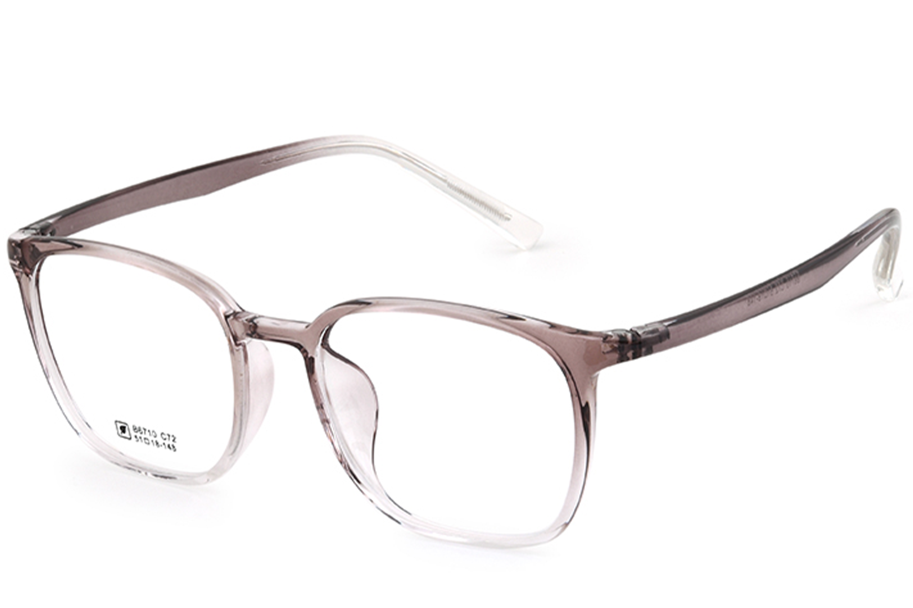 Gafas rectangulares grises TR90 #BS0620-0361