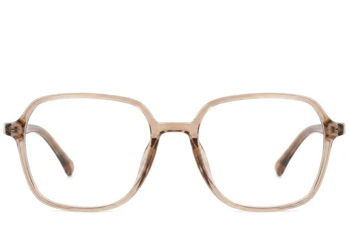 Lunettes rectangulaires marron TR90 #BS0620-0362