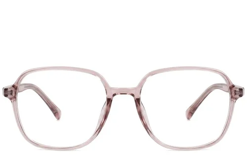 Lunettes rectangulaires roses TR90 #BS0620-0363