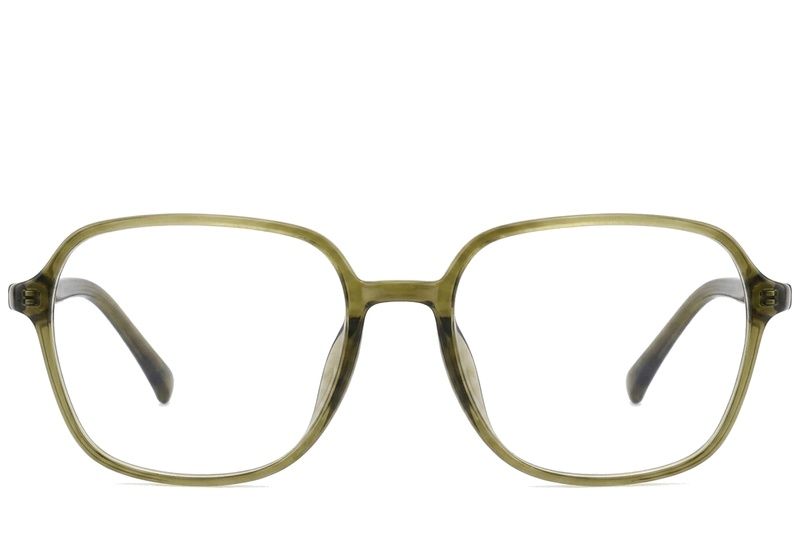 Rectangular Green TR90 Glasses #BS0620-0364