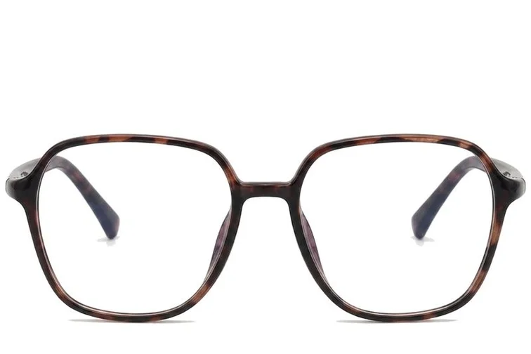 Rectangular Tortoiseshell TR90 Glasses #BS0620-0366