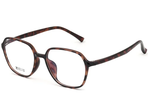 Lunettes rectangulaires écaille de tortue TR90 #BS0620-0366