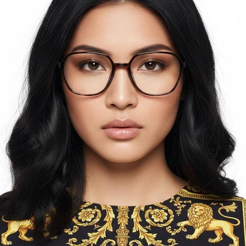 Lunettes rectangulaires écaille de tortue TR90 #BS0620-0366