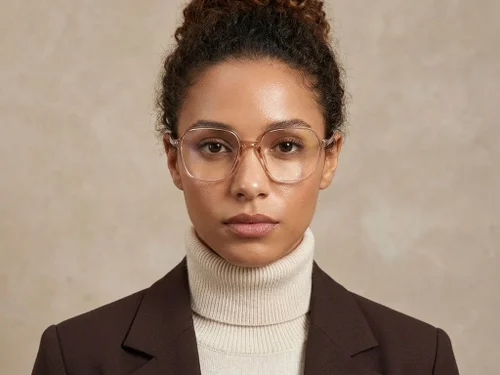 Lunettes rectangulaires orange TR90 #BS0620-0367