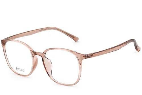 Lunettes rectangulaires marron TR90 #BS0620-0369
