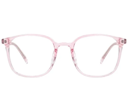 Lunettes rectangulaires roses TR90 #BS0620-0370