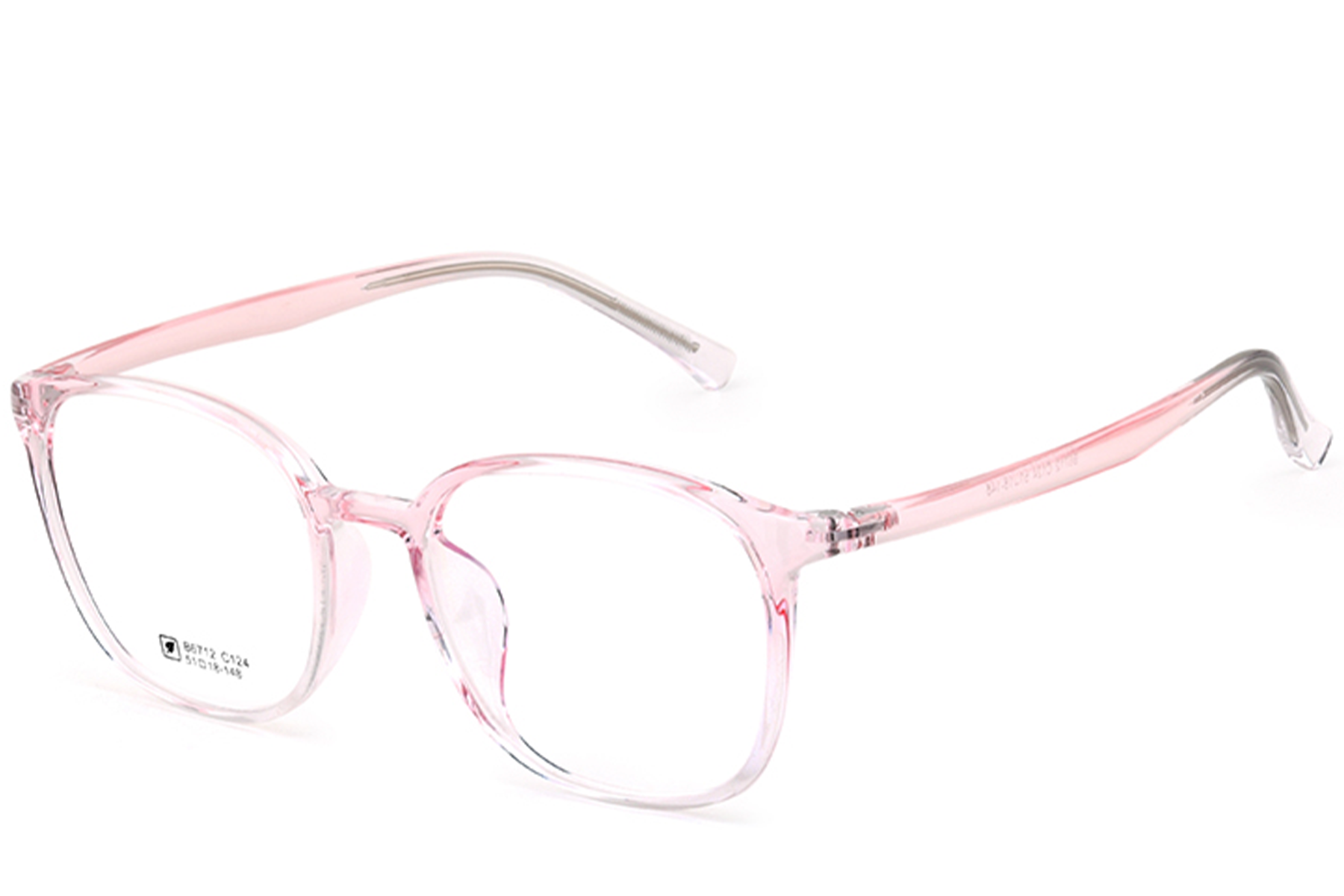 Gafas rectangulares TR90 rosas #BS0620-0370