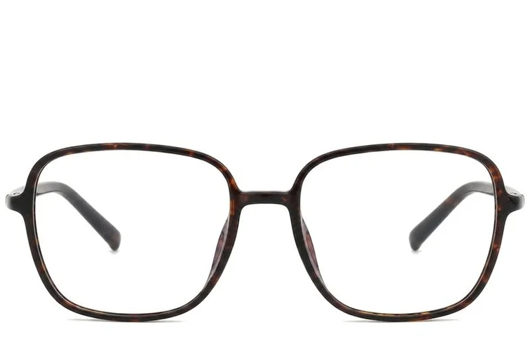Rectangular Tortoiseshell TR90 Glasses #BS0620-0378