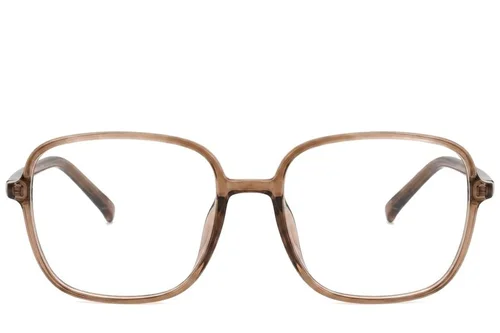 Lunettes rectangulaires marron TR90 #BS0620-0381