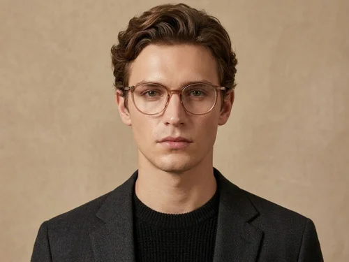Lunettes ovales marron TR90 #BS0620-0382