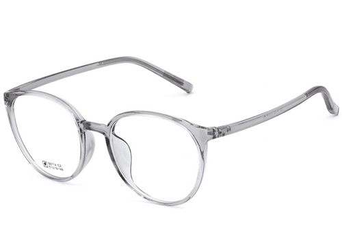 Lunettes ovales grises TR90 #BS0620-0384