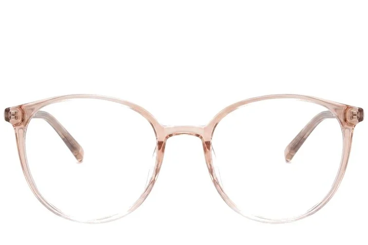 Ovale orangefarbene TR90-Brille #BS0620-0386