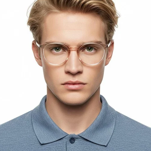 Lunettes ovales orange TR90 #BS0620-0386