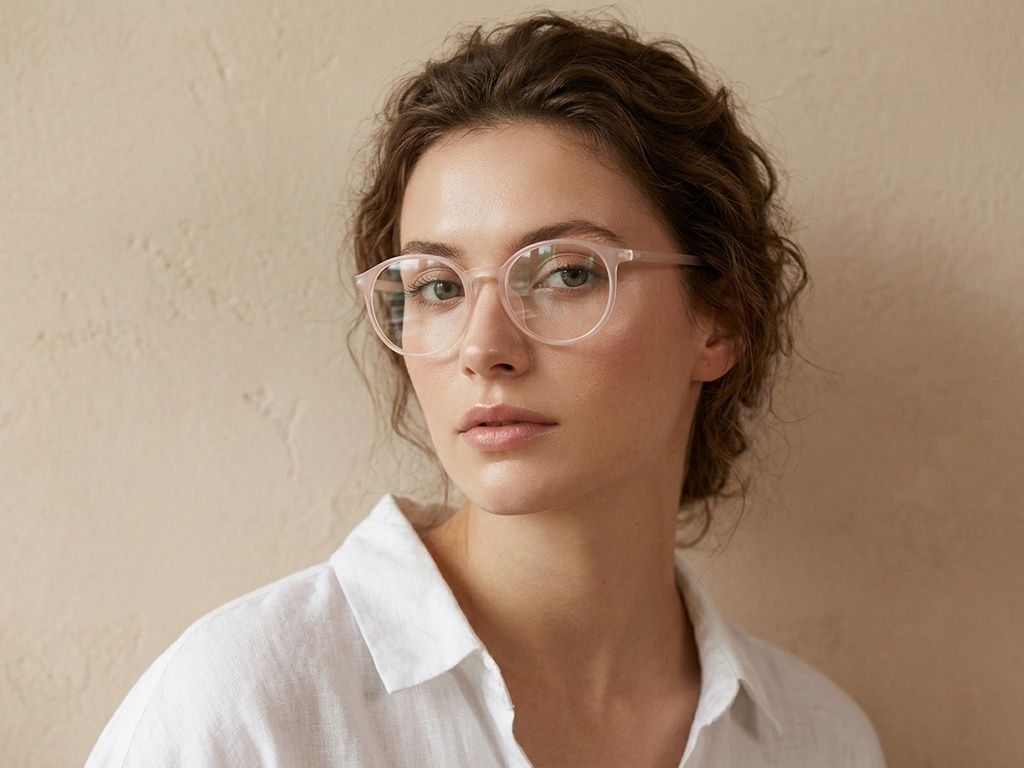Oval Pink TR90 Glasses #BS0620-0390
