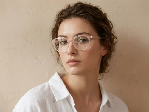Lunettes ovales roses TR90 #BS0620-0390