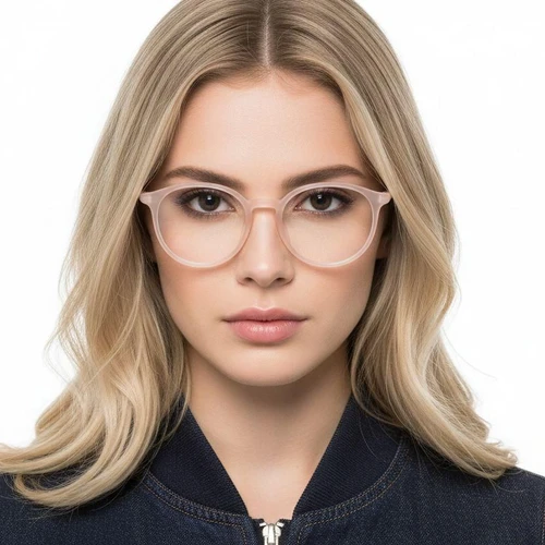 Oval Pink TR90 Glasses #BS0620-0390