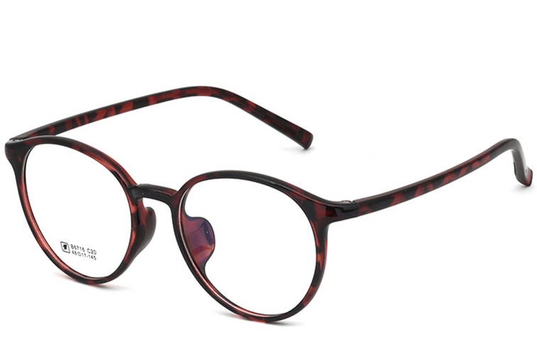 Ovale TR90-Brille in Schildpattoptik #BS0620-0391