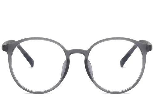Lunettes ovales grises TR90 #BS0620-0392