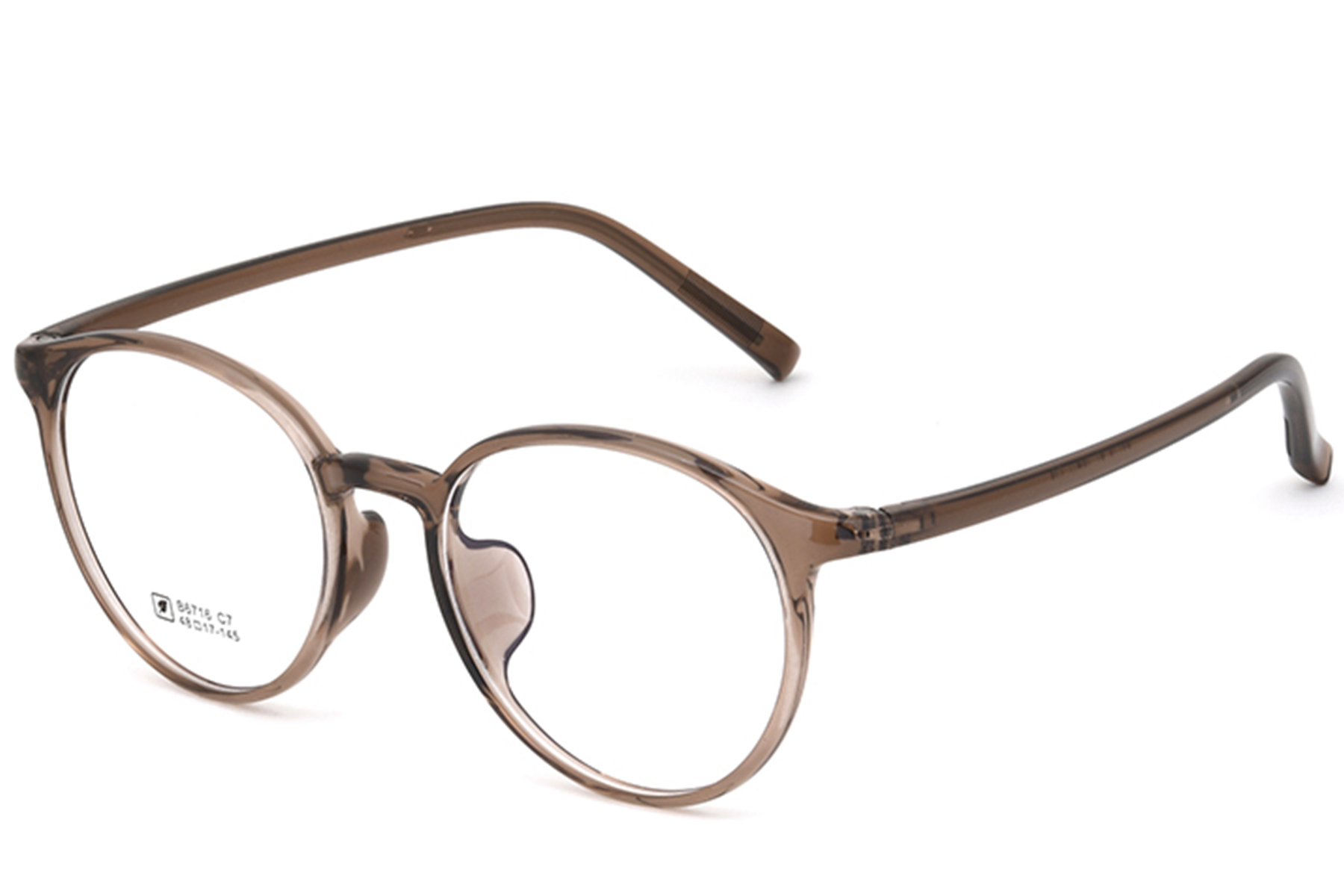 Oval Brown TR90 Glasses #BS0620-0394