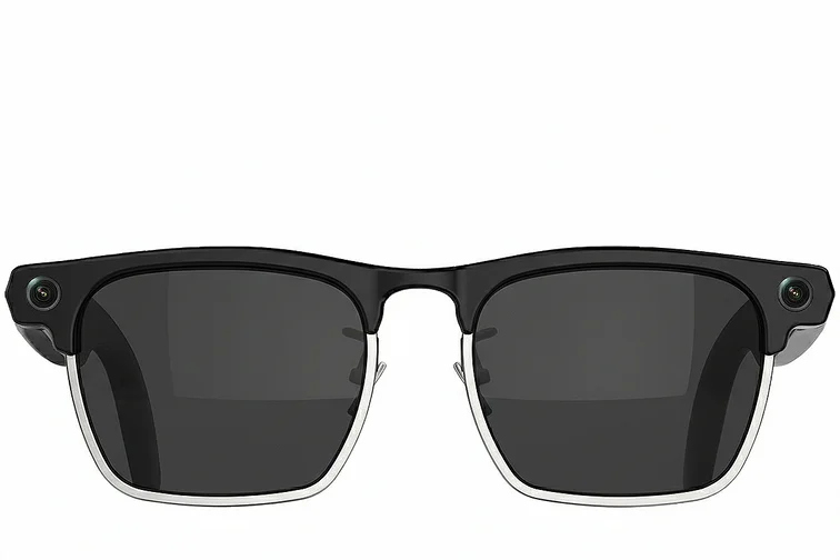 G3 Halbrandlose Silberne TR90 Smart AI Sonnenbrille #BS705-0008