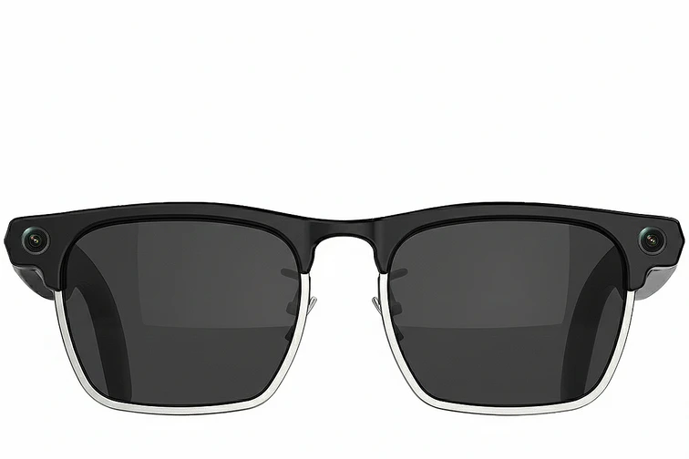 G3 Semi-rimless Silver TR90 Smart AI Sunglasses #BS0705-0008