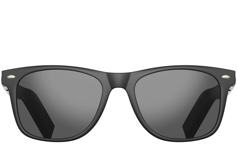 Lunettes de soleil intelligentes BL30 en plastique noir #BS705-0011