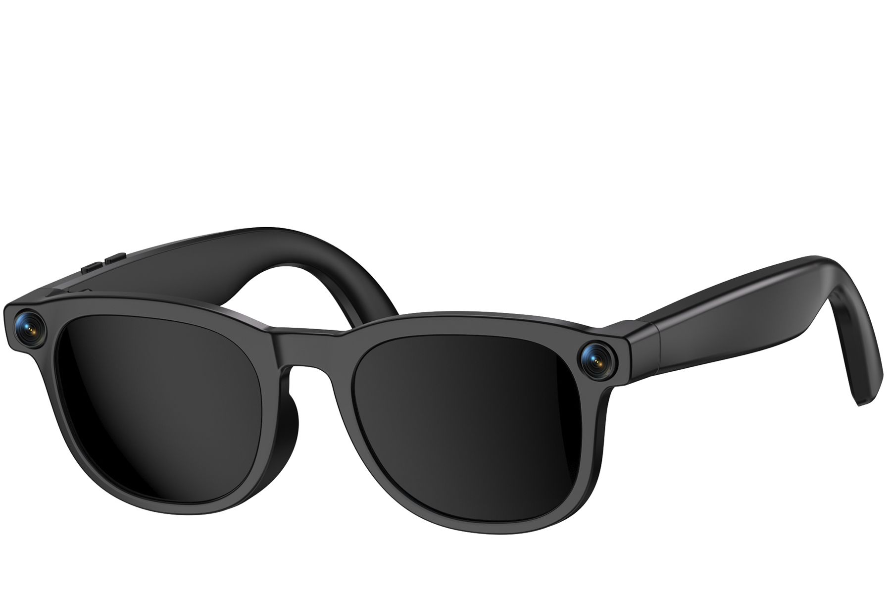 Rectangular Black TR90 Smart AI Glasses #BS0705-5001