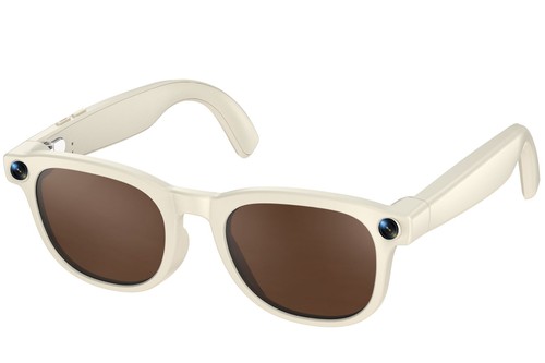 Rectangular Cream TR90 Smart AI Glasses #BS0705-5002