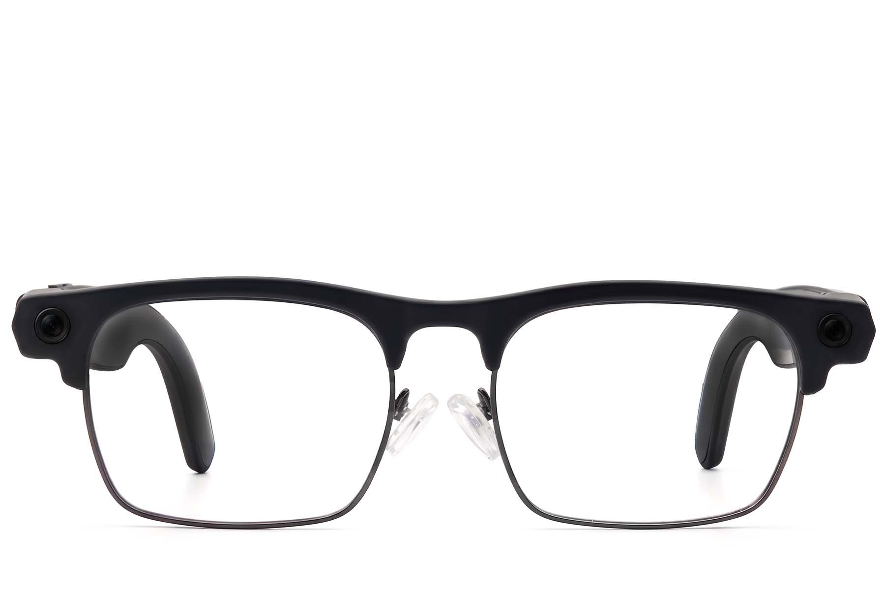 G3 Lunettes intelligentes IA semi-cerclées TR90 noires #BS705-0003
