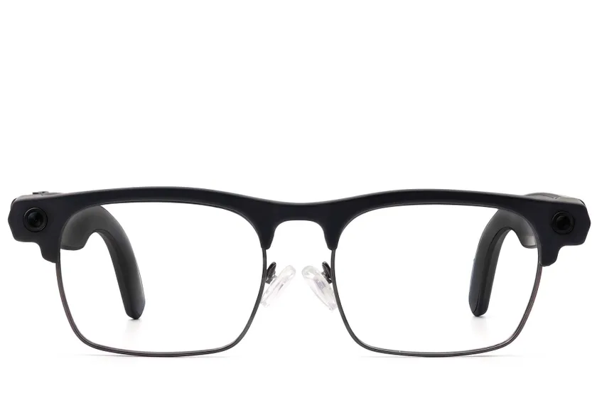 G3 Lunettes intelligentes IA semi-cerclées TR90 noires #BS705-0003