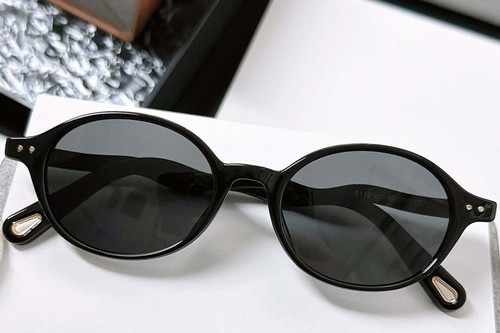 Oval Black TR90 Sunglasses #BS0824-0021