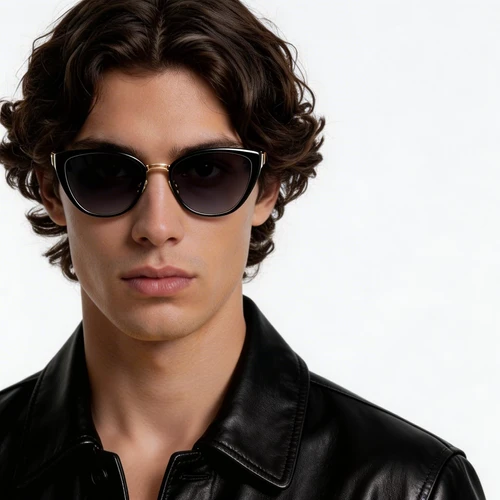 Gafas de sol mariposa TR90 negras #BS0824-0026