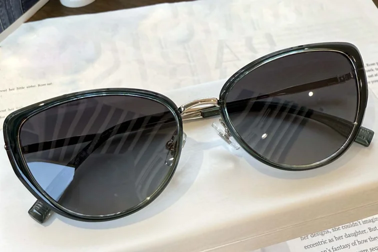 Schmetterlingsgrüne TR90-Sonnenbrille #BS0824-0029