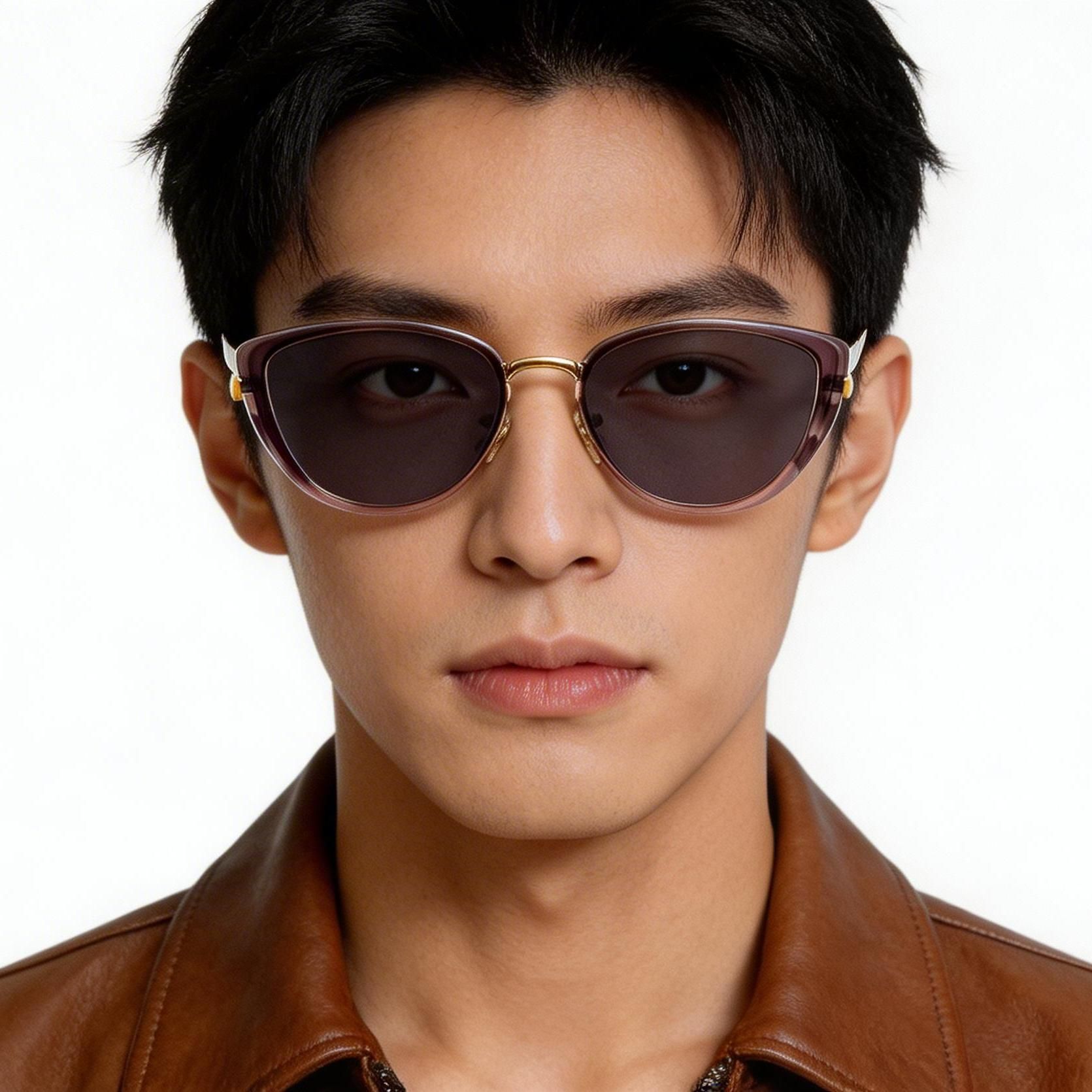 Butterfly Purple TR90 Sunglasses #BS0824-0030