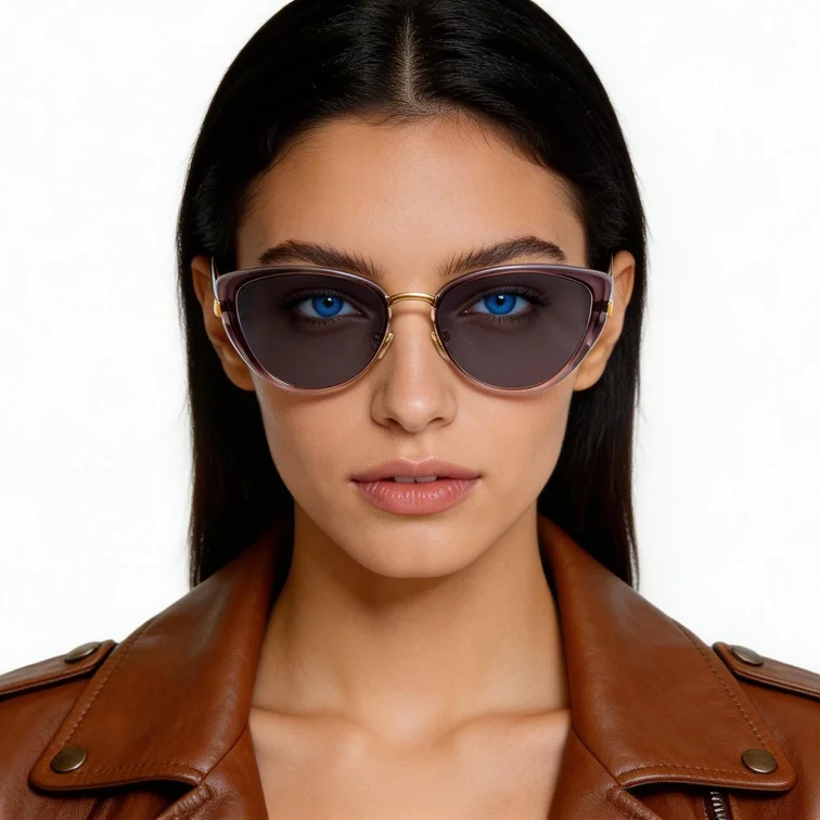 Butterfly Purple TR90 Sunglasses #BS0824-0030