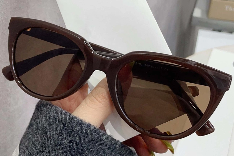 Butterfly Brown TR90 Sunglasses #BS0824-0038