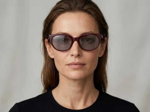 Lunettes de soleil papillon rouges TR90 #BS0824-0039