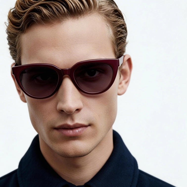 Gafas de sol TR90 mariposa rojas #BS0824-0039