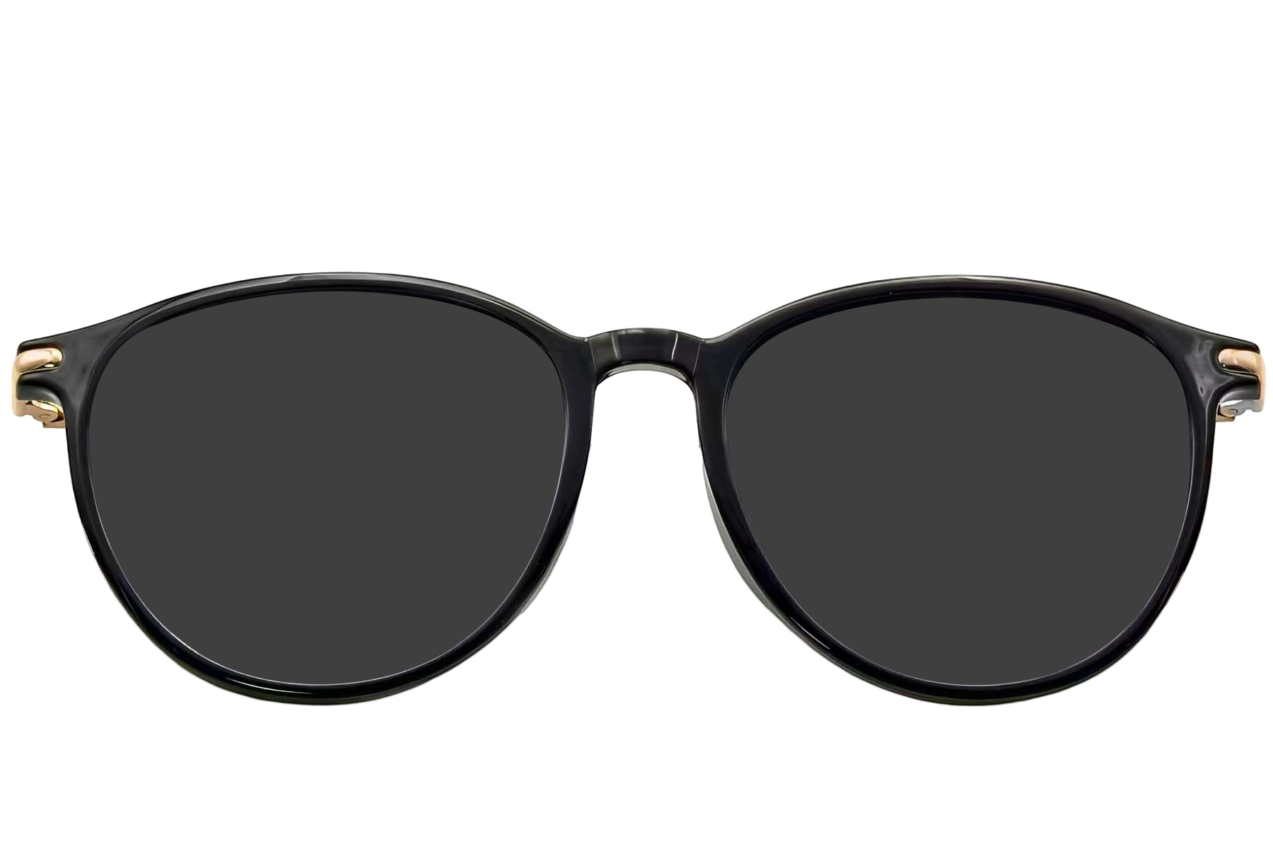 Oval Black TR90 Sunglasses #BS0824-0041