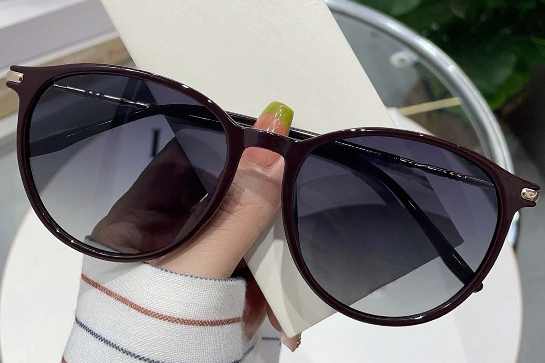 Oval Red TR90 Sunglasses #BS0824-0042