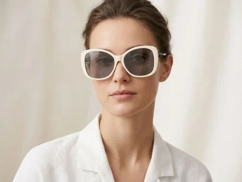 Lunettes de soleil Butterfly Cream TR90 #BS0824-0045