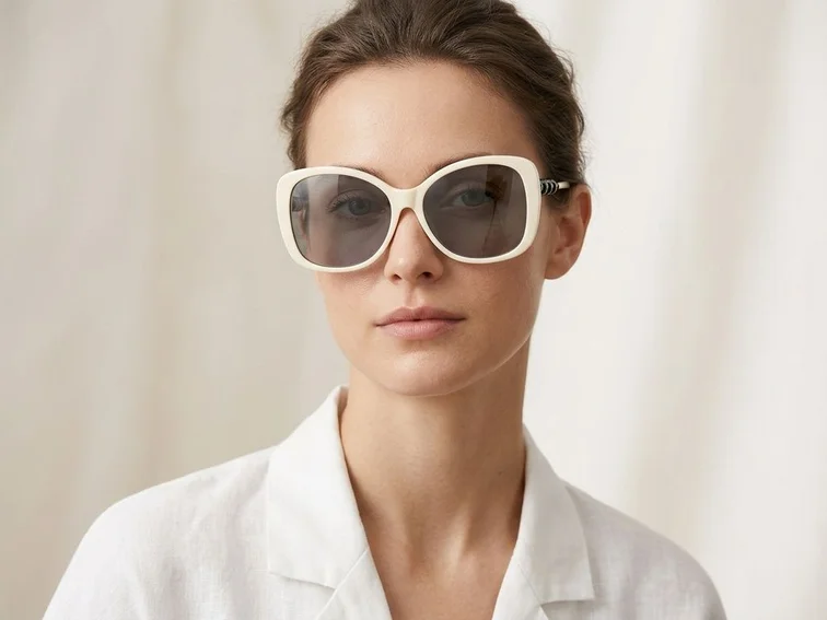 Occhiali da sole Butterfly Cream TR90 #BS0824-0045