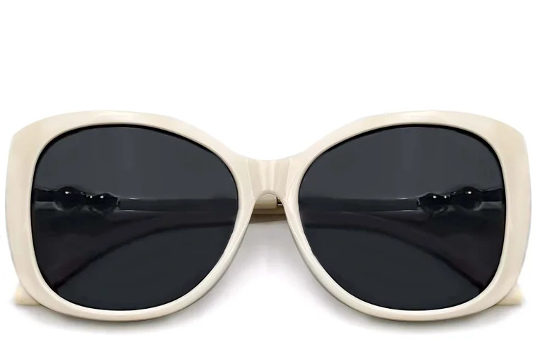 Butterfly Cream TR90 Sunglasses #BS0824-0045