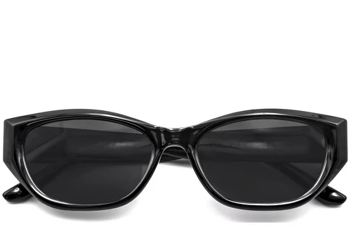 Butterfly Black TR90 Sunglasses #BS0824-0051
