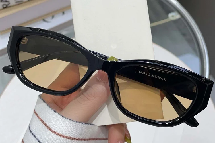 Butterfly Black TR90 Sunglasses #BS0824-0052