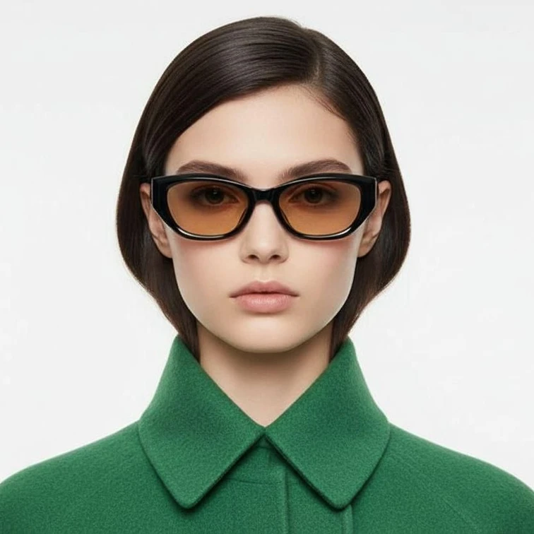 Butterfly Black TR90 Sunglasses #BS0824-0052