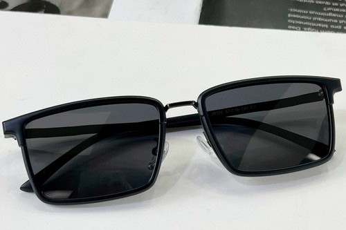 Rectangular Black TR90 Sunglasses #BS0824-0058